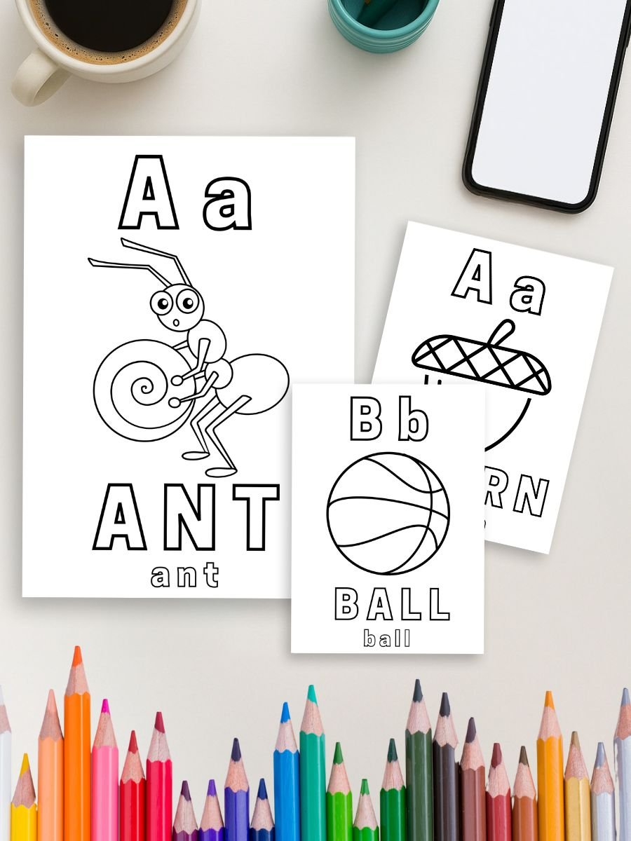 78 Preschool Alphabet Coloring Pages - Image 4